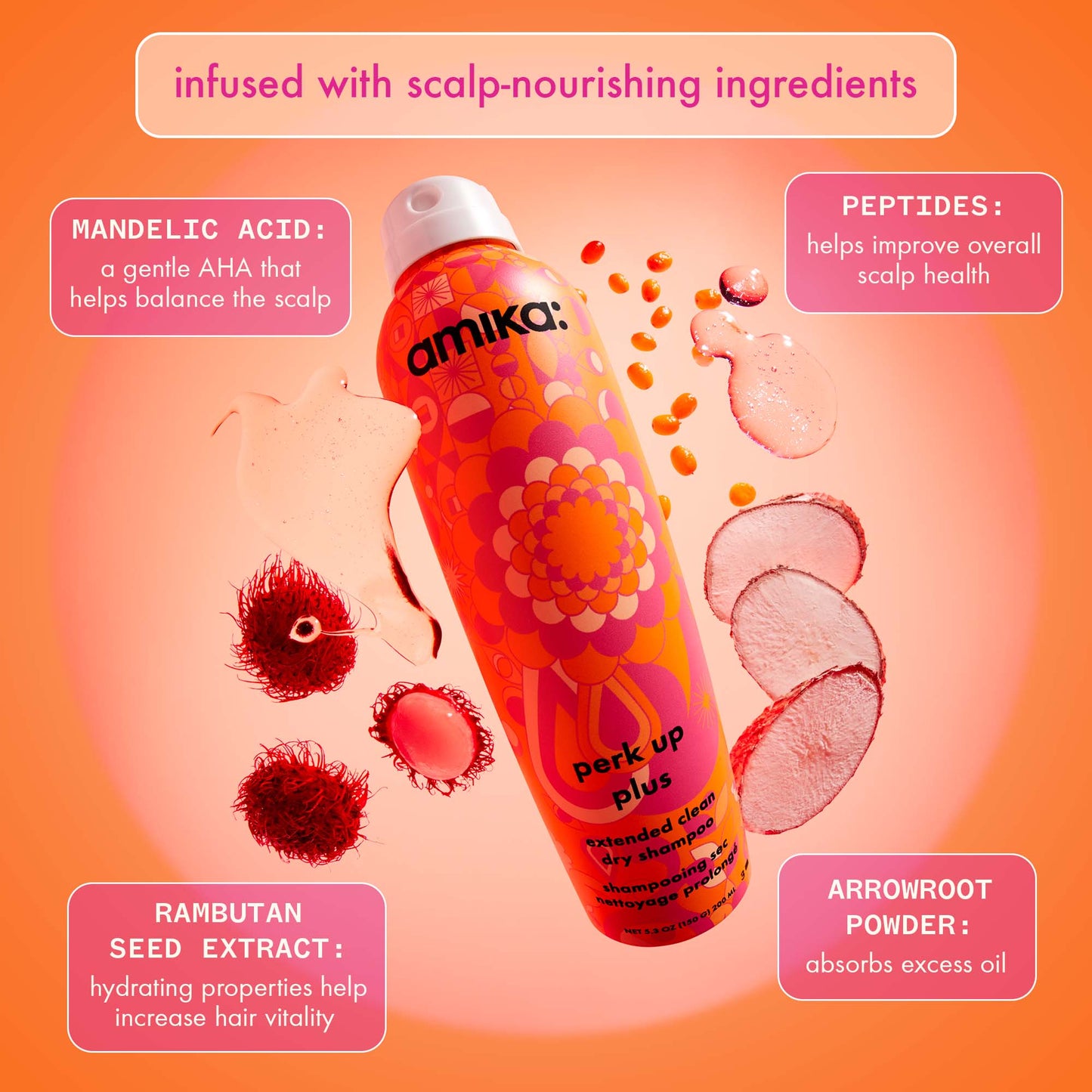 PERK UP PLUS - EXTENDED CLEAN DRY SHAMPOO